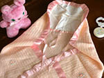 se-a00344 Hooded Blanket ピンクベビーブランケット ¥ 7,600