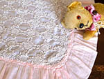 se-a00343 Baby Crib Blanket ベビーレースブランケット ¥ 13,700