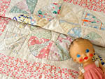 bt-a02679 Doll Crib Blanket ファンパッチブランケット ¥ 6,900
