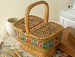 fr-a03613 Rose Rotin Panier ローズピクニックパニエ ¥ 27,900