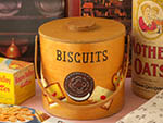 ki-a01389 Wooden Biscuits Jar ウッドビスケットジャー ¥ 11,600