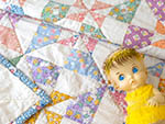 se-a00379 Baby Crib Blanket ダブルピンホイールキルト ¥ 15,300” class=