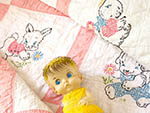 se-a00472 Baby Crib Blanket  バニーベビーブランケット ¥ 14,900